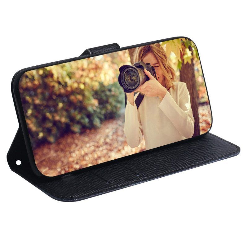 Folio-hoesje voor Samsung Galaxy M52 5G Panda Gezicht