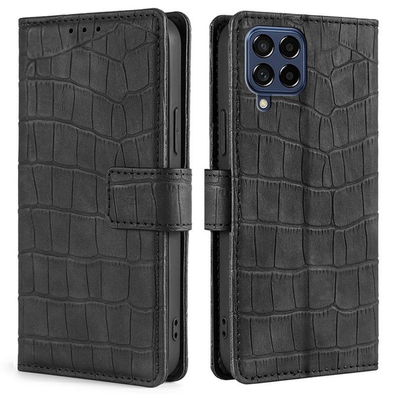 Folio-hoesje voor Samsung Galaxy M53 5G Krokodillenhuidstijl