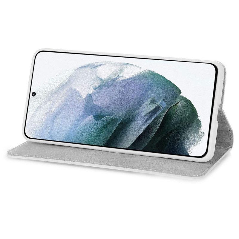 Folio-hoesje voor Samsung Galaxy S22 Plus 5G Pailletten S-ontwerp