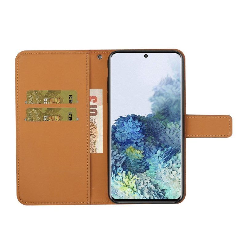 Folio-hoesje voor Samsung Galaxy S23 Plus 5G Tapijt Patroon