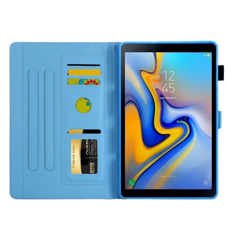 Folio-hoesje voor Samsung Galaxy Tab A8 (2021) Ananas Patroon