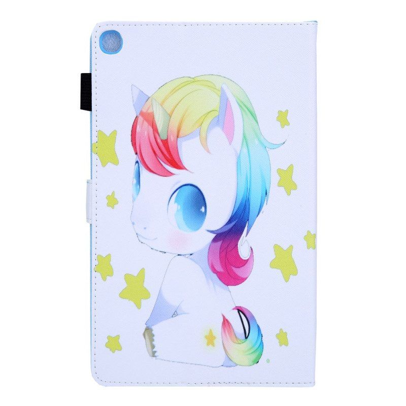 Folio-hoesje voor Samsung Galaxy Tab A8 (2021) Eenhoorn