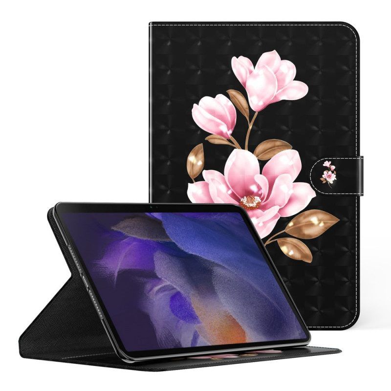 Folio-hoesje voor Samsung Galaxy Tab A8 (2021) Kunstleer Boom Bloesems