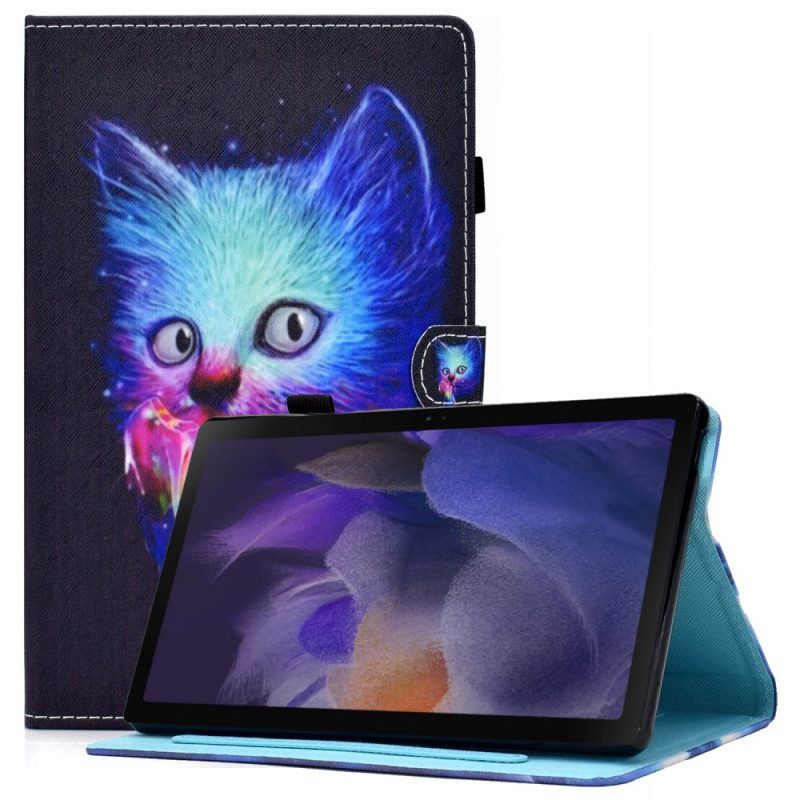 Folio-hoesje voor Samsung Galaxy Tab A8 (2021) Psycho Kat