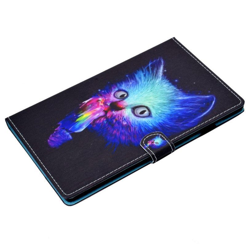 Folio-hoesje voor Samsung Galaxy Tab A8 (2021) Psycho Kat