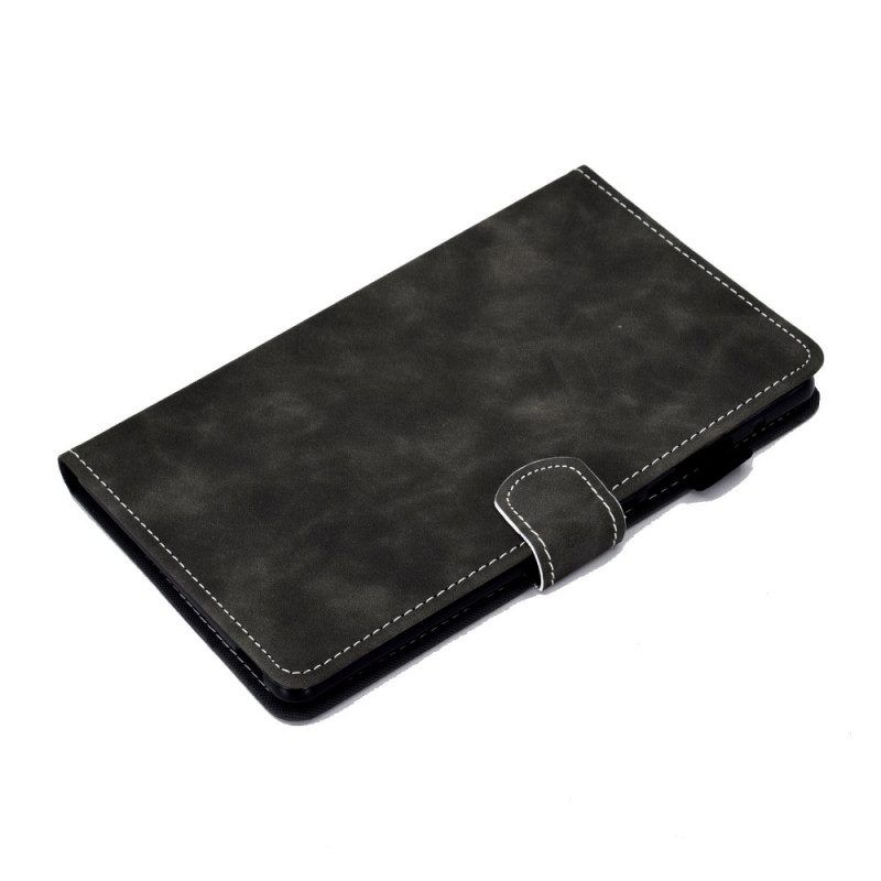 Folio-hoesje voor Samsung Galaxy Tab A8 (2021) Vintage Design Leereffect