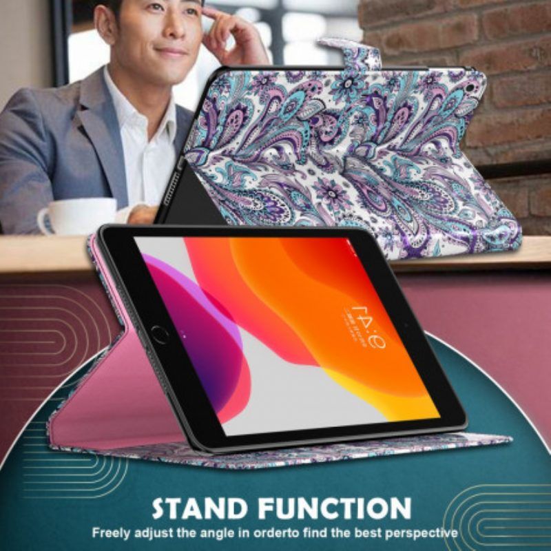 Folio-hoesje voor Samsung Galaxy Tab S8 / Tab S7 Kunstleer Paisley-patroon