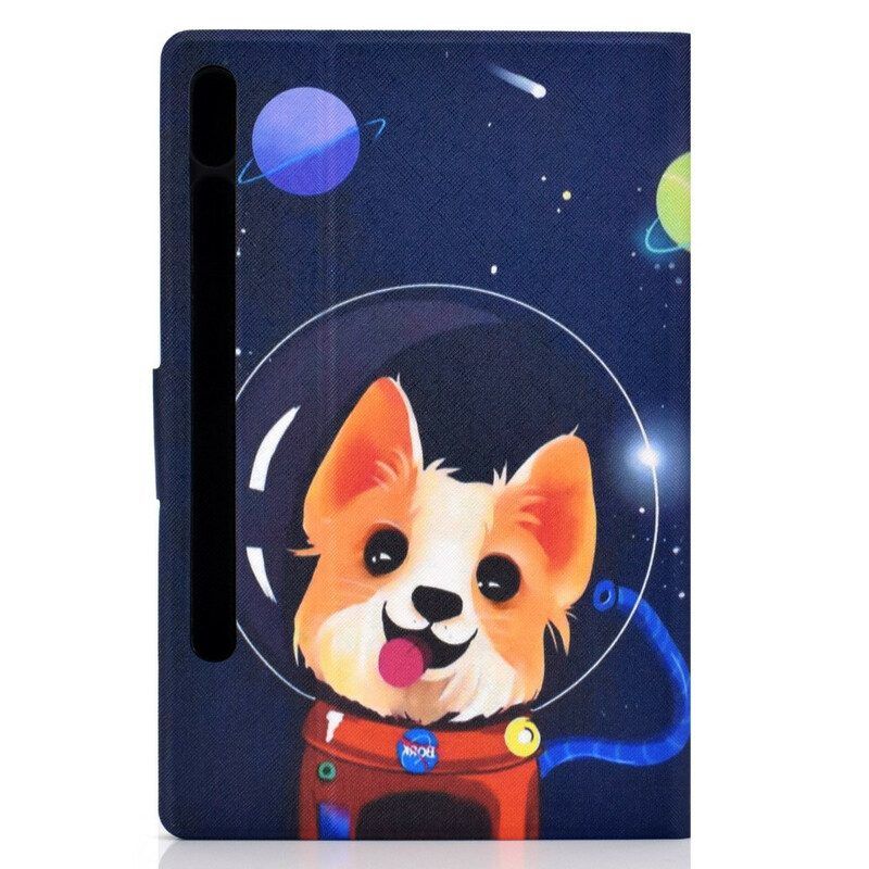 Folio-hoesje voor Samsung Galaxy Tab S8 / Tab S7 Ruimte Hond