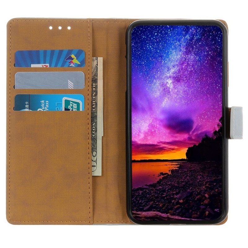 Folio-hoesje voor Sony Xperia 1 IV Effen Kunstleer