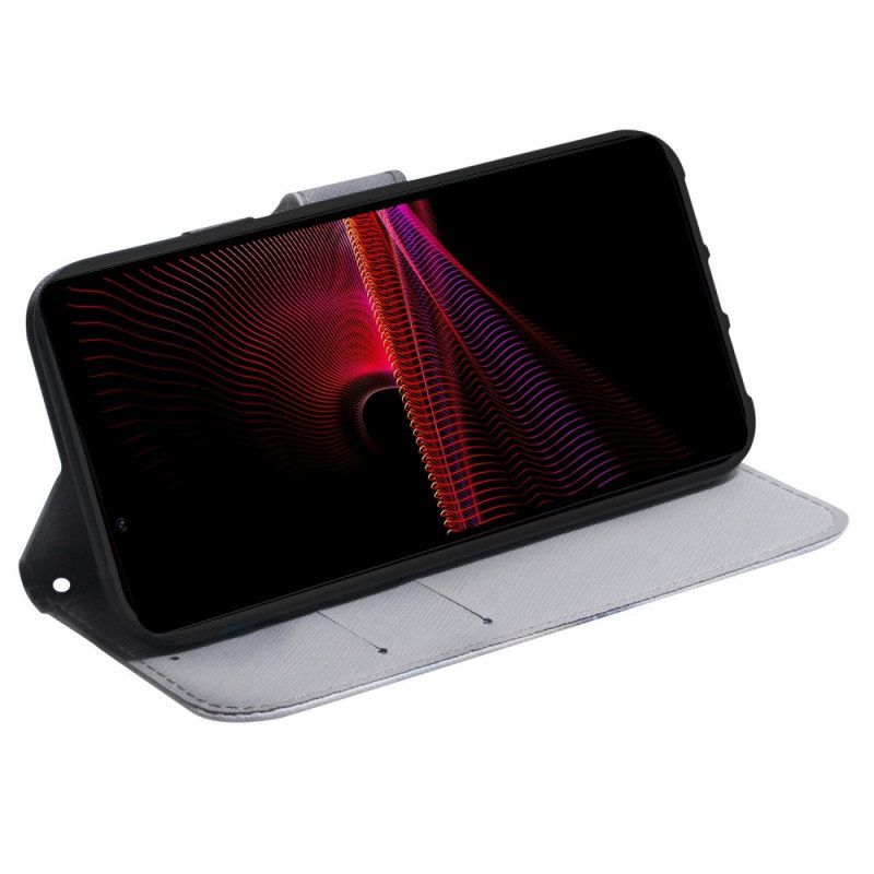 Folio-hoesje voor Sony Xperia 1 IV Mops Hond