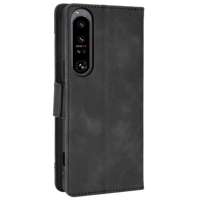 Folio-hoesje voor Sony Xperia 1 IV Premier Class Met Meerdere Kaarten