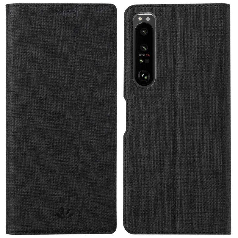 Folio-hoesje voor Sony Xperia 1 IV Vili-stoffentextuur