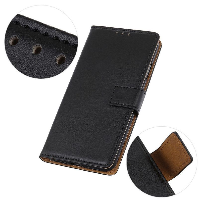 Folio-hoesje voor Sony Xperia 10 IV Effen Kunstleer