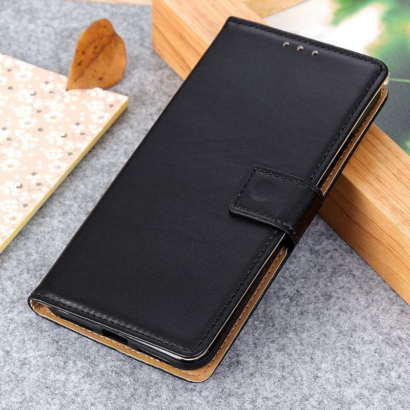 Folio-hoesje voor Sony Xperia 10 IV Effen Kunstleer