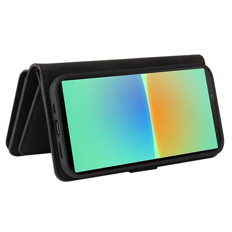 Folio-hoesje voor Sony Xperia 10 IV Multifunctionele Kaarthouder