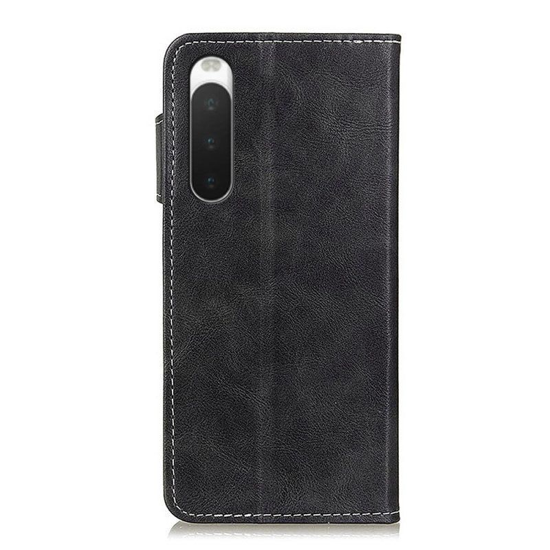 Folio-hoesje voor Sony Xperia 10 IV Naaien Ontwerp