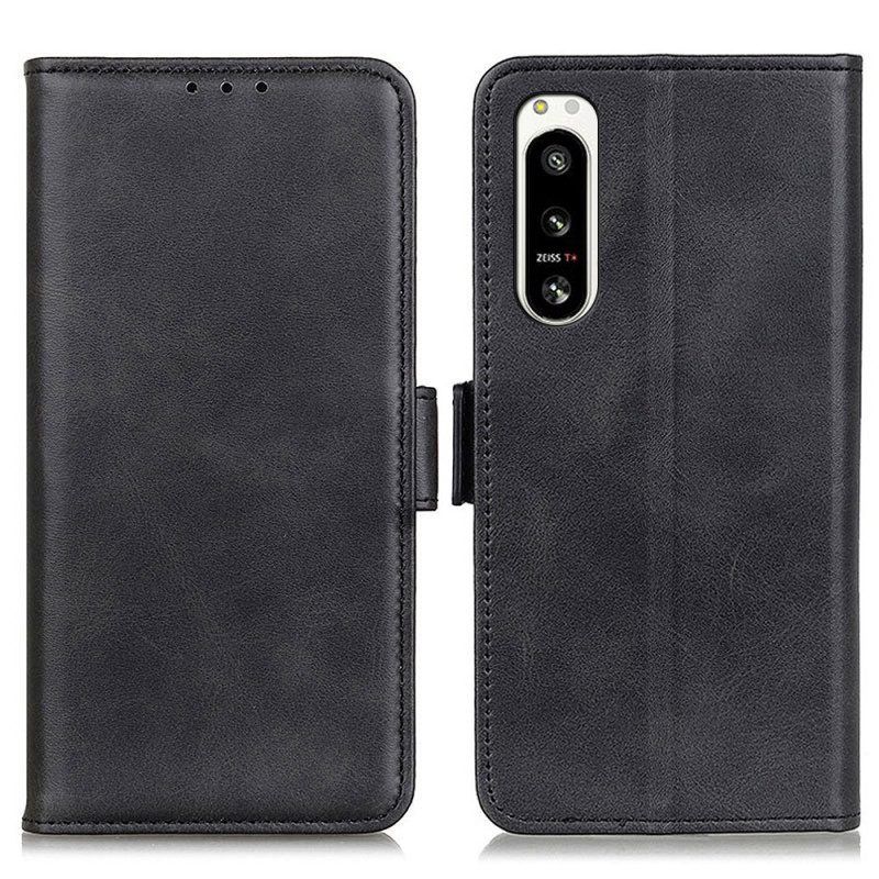 Folio-hoesje voor Sony Xperia 5 IV Dubbele Sluiting