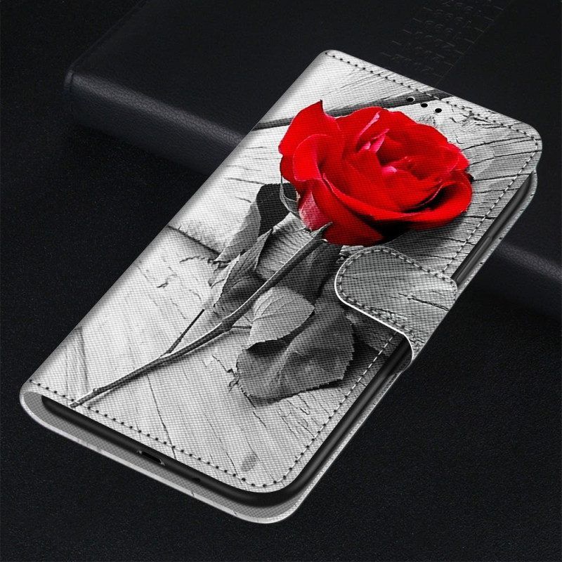 Folio-hoesje voor Xiaomi 13 Pro Bloemen Met Riem