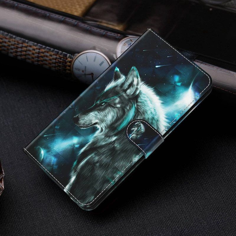 Folio-hoesje voor Xiaomi Redmi A1 Majestueuze Wolf