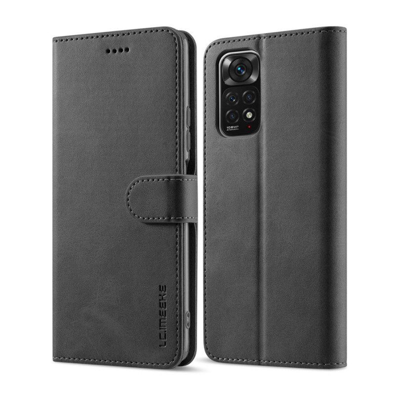 Folio-hoesje voor Xiaomi Redmi Note 11 Pro / 11 Pro 5G Lc.imeeke Ledereffect