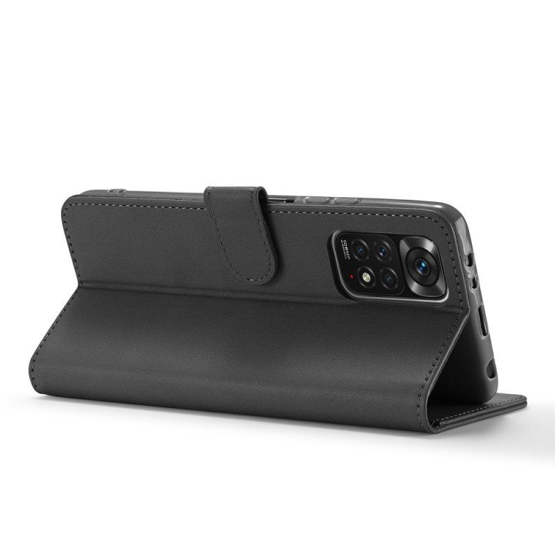 Folio-hoesje voor Xiaomi Redmi Note 11 Pro / 11 Pro 5G Lc.imeeke Ledereffect