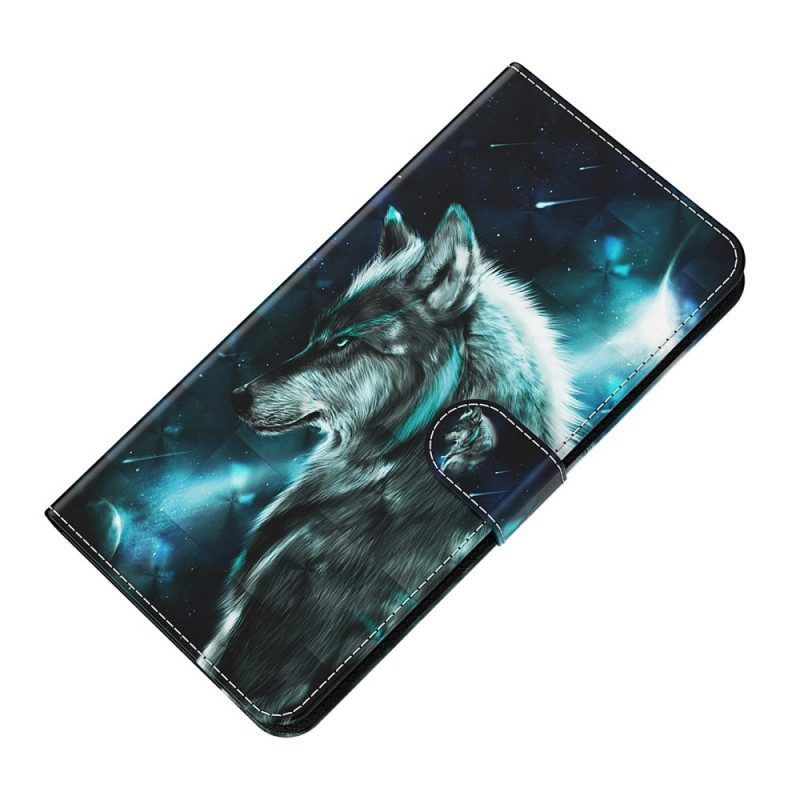 Folio-hoesje voor Xiaomi Redmi Note 11 Pro / 11 Pro 5G Majestueuze Wolf