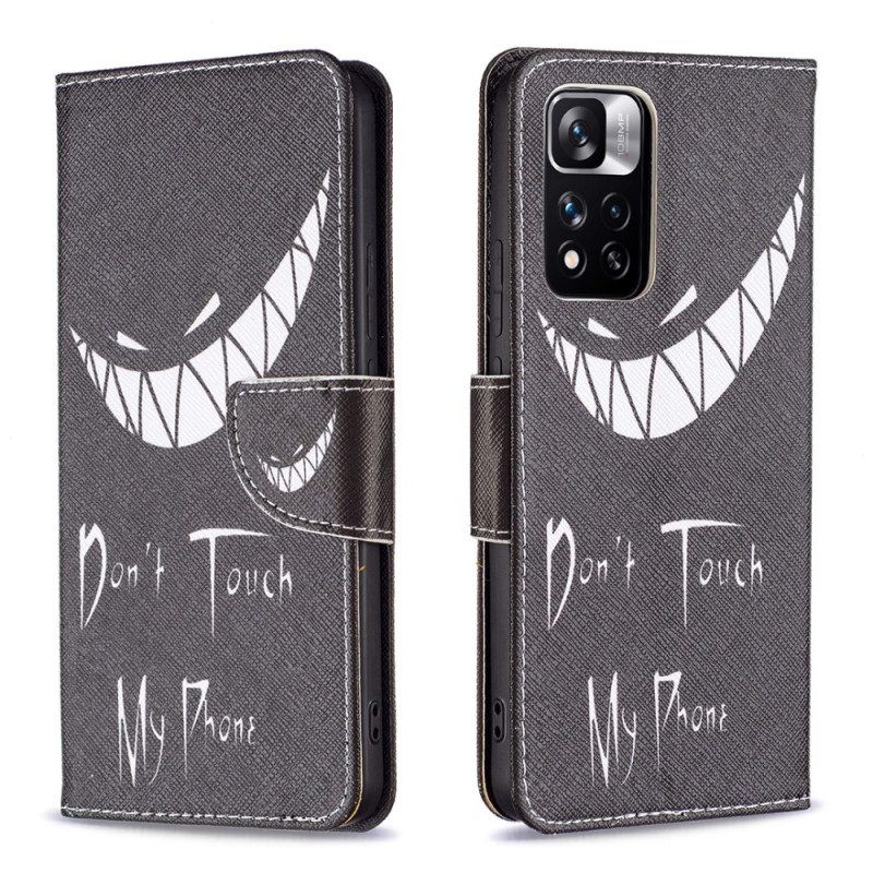 Folio-hoesje voor Xiaomi Redmi Note 11 Pro Plus 5G Duivels Telefoon