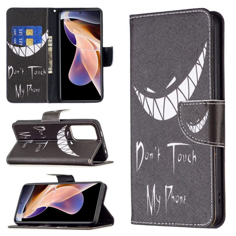 Folio-hoesje voor Xiaomi Redmi Note 11 Pro Plus 5G Duivels Telefoon