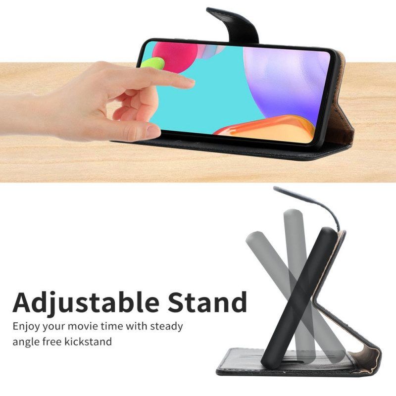 Folio-hoesje voor Xiaomi Redmi Note 11 Pro Plus 5G Echt Nappaleer