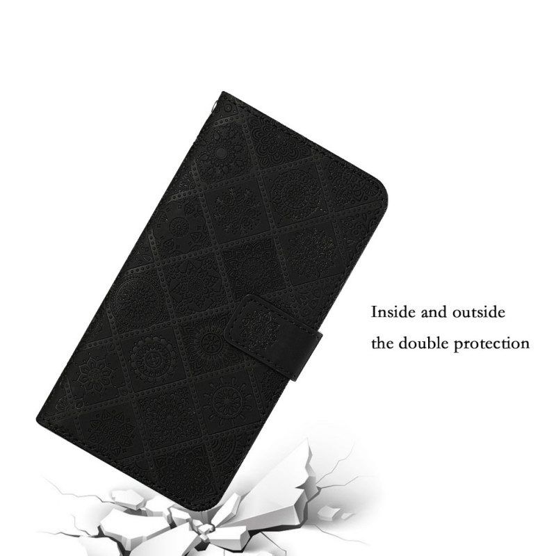 Folio-hoesje voor Xiaomi Redmi Note 11 Pro Plus 5G Tapijt Patroon