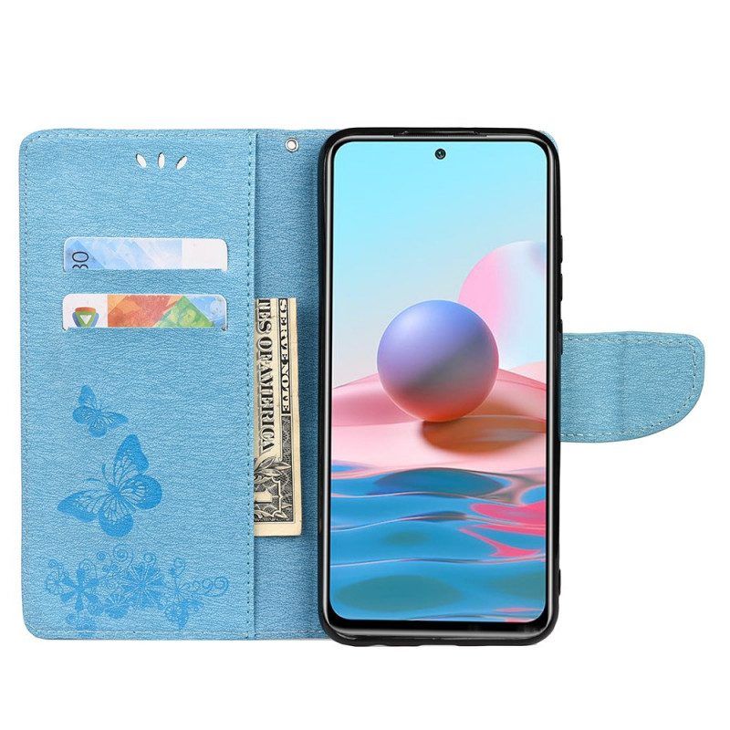 Folio-hoesje voor Xiaomi Redmi Note 11 Pro Plus 5G Vlinders