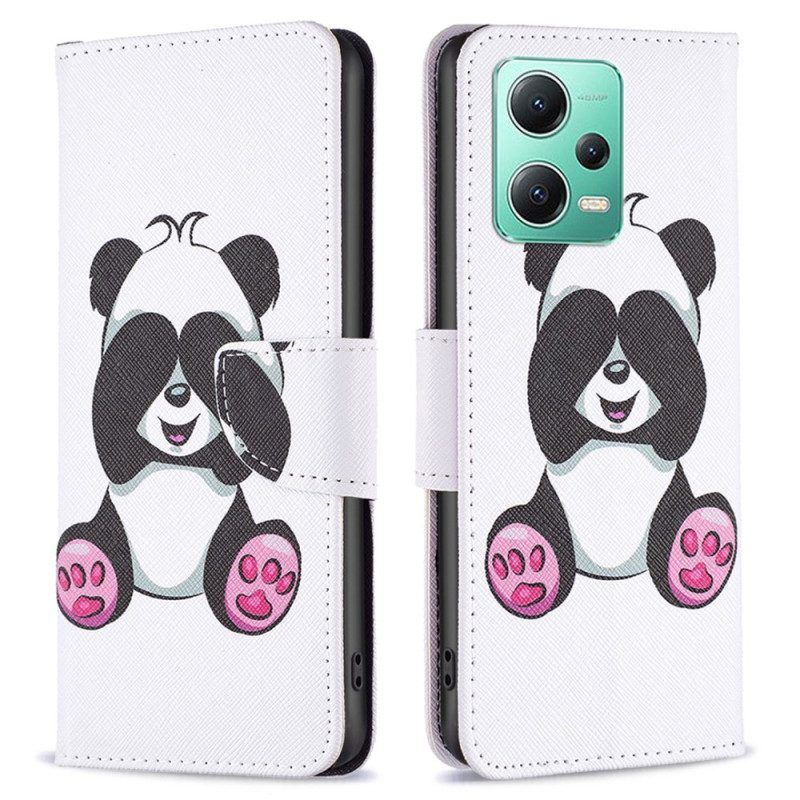 Folio-hoesje voor Xiaomi Redmi Note 12 5G Mijn Panda