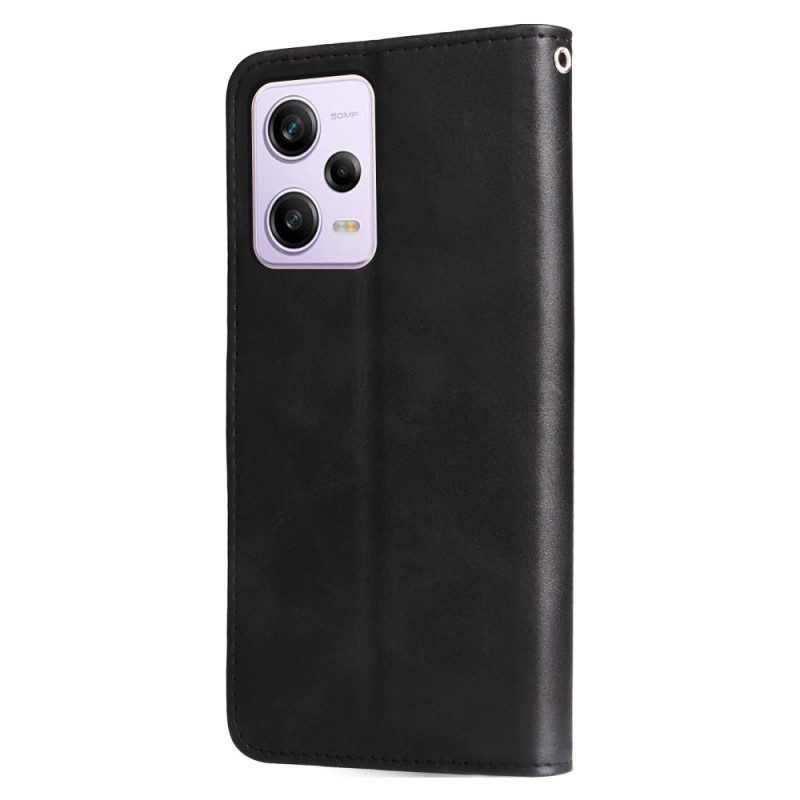 Folio-hoesje voor Xiaomi Redmi Note 12 Pro Plus Portemonnee