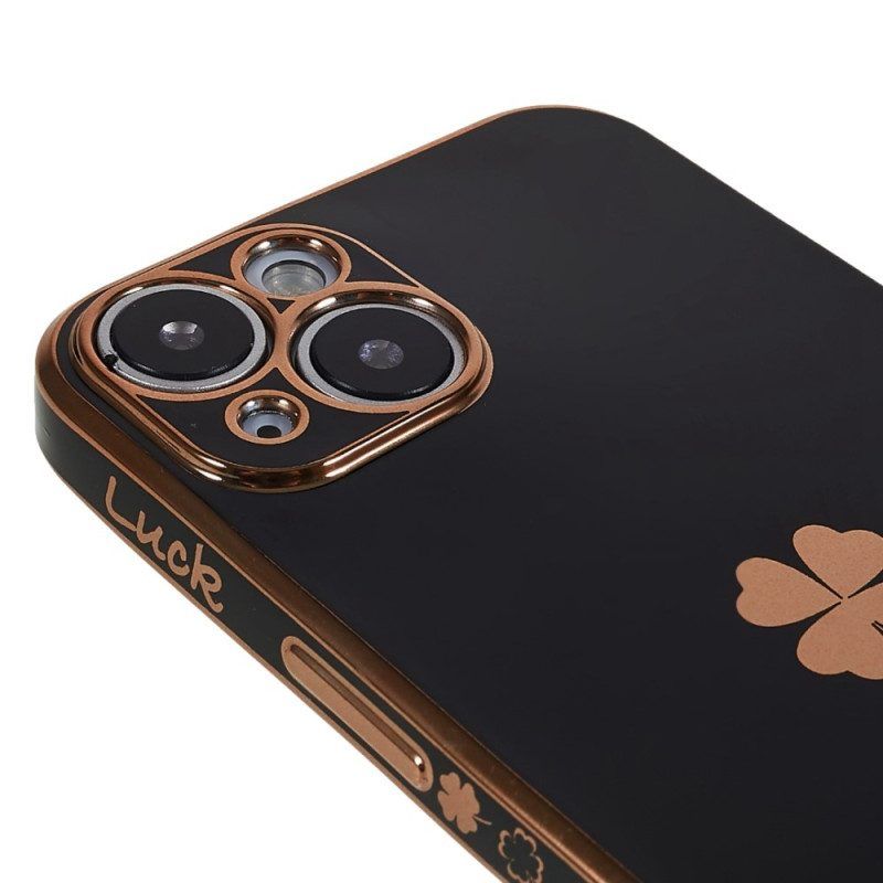 Hoesje voor iPhone 14 Plus Klaver Geluk