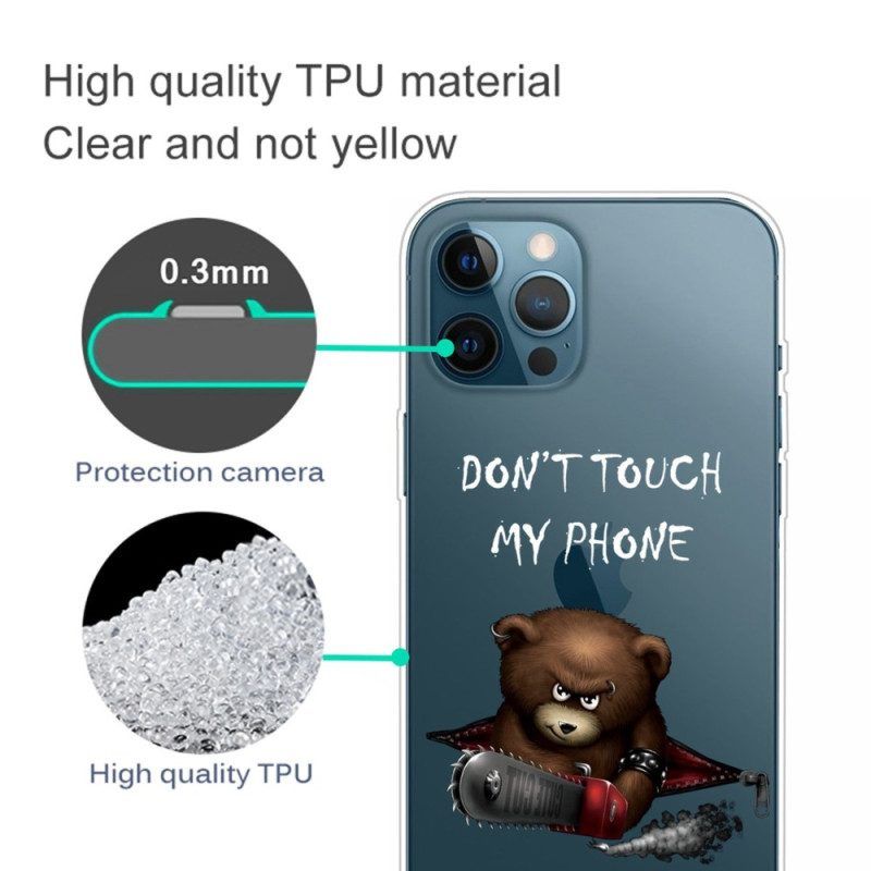 Hoesje voor iPhone 14 Pro Max Mars Gevaarlijke Beer