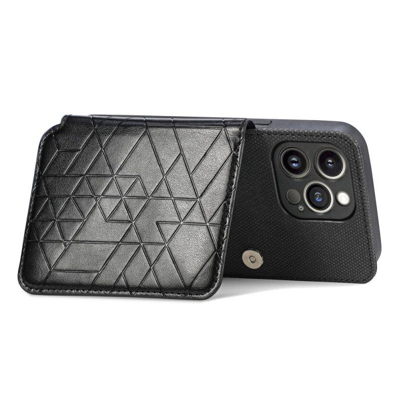 Hoesje voor iPhone 14 Pro Max Portemonnee Leren Portemonnee & Lanyard