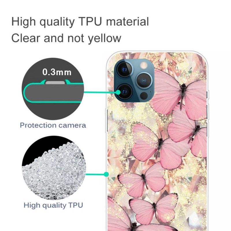 Hoesje voor iPhone 14 Pro Vlinders Variaties