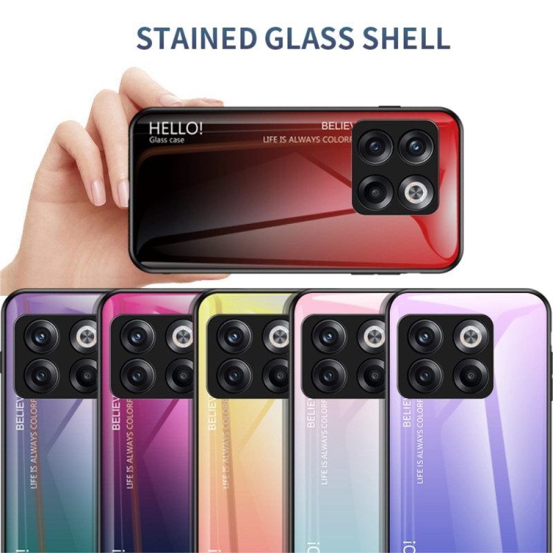 Hoesje voor OnePlus 10T 5G Gehard Glas Hallo
