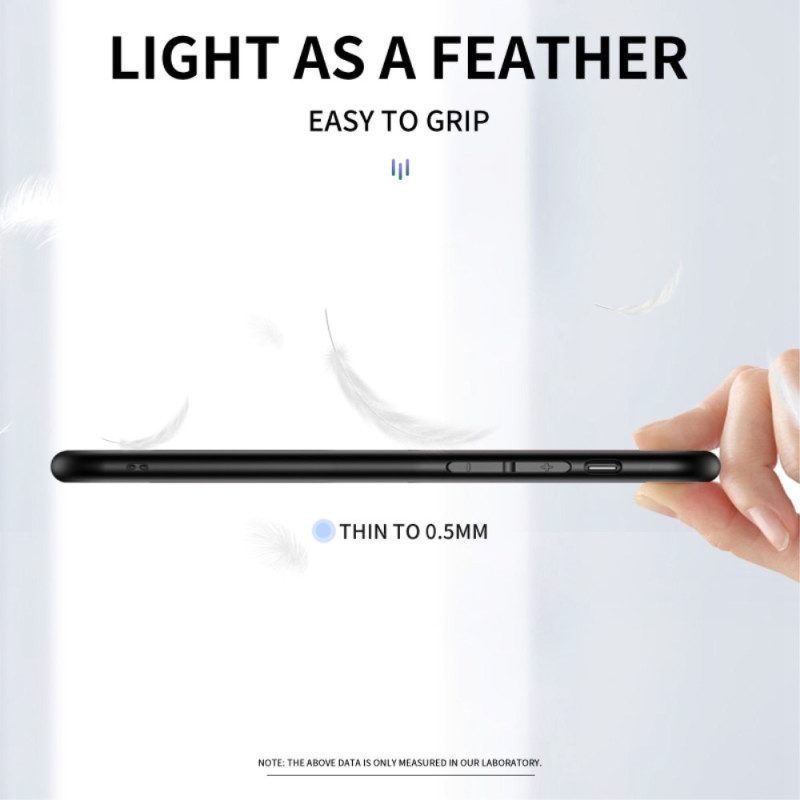 Hoesje voor OnePlus 10T 5G Koolstofvezel Gehard Glas