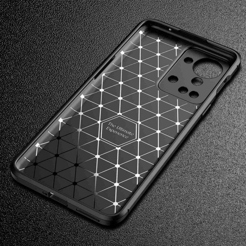 Hoesje voor OnePlus Nord 2T 5G Flexibele Koolstofvezel