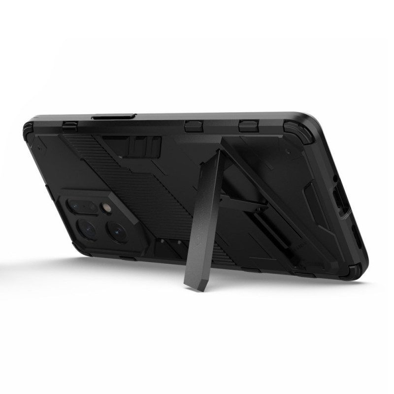 Hoesje voor Oppo Find X5 Handsfree Afneembare Standaard Met Twee Standen