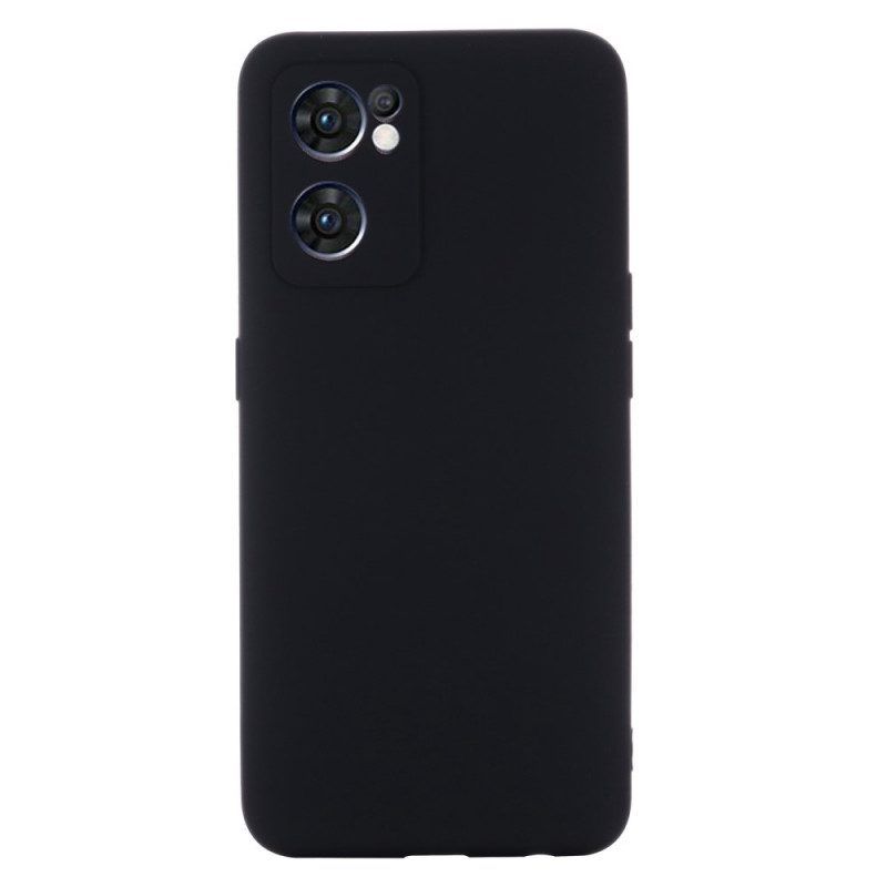 Hoesje voor Oppo Find X5 Lite Vloeibare Siliconen Met Lanyard