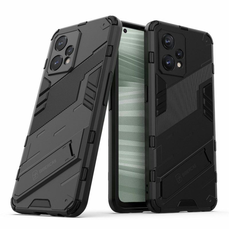 Hoesje voor Realme 9 Pro Plus Verticale En Horizontale Verwijderbare Steun