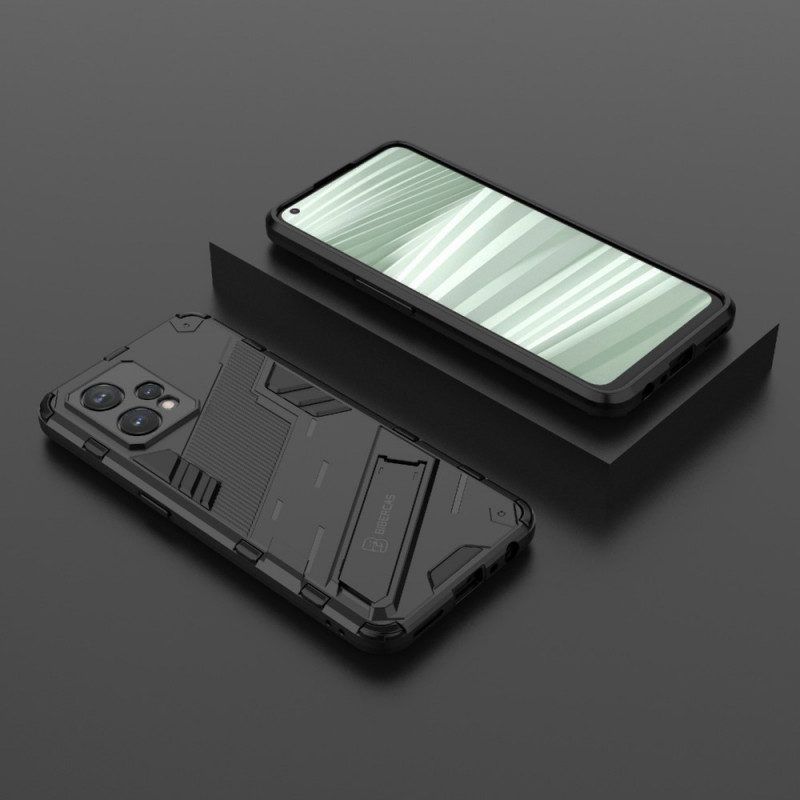 Hoesje voor Realme 9 Pro Plus Verticale En Horizontale Verwijderbare Steun