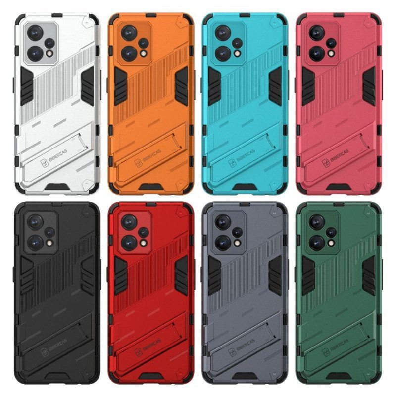 Hoesje voor Realme 9 Pro Plus Verticale En Horizontale Verwijderbare Steun