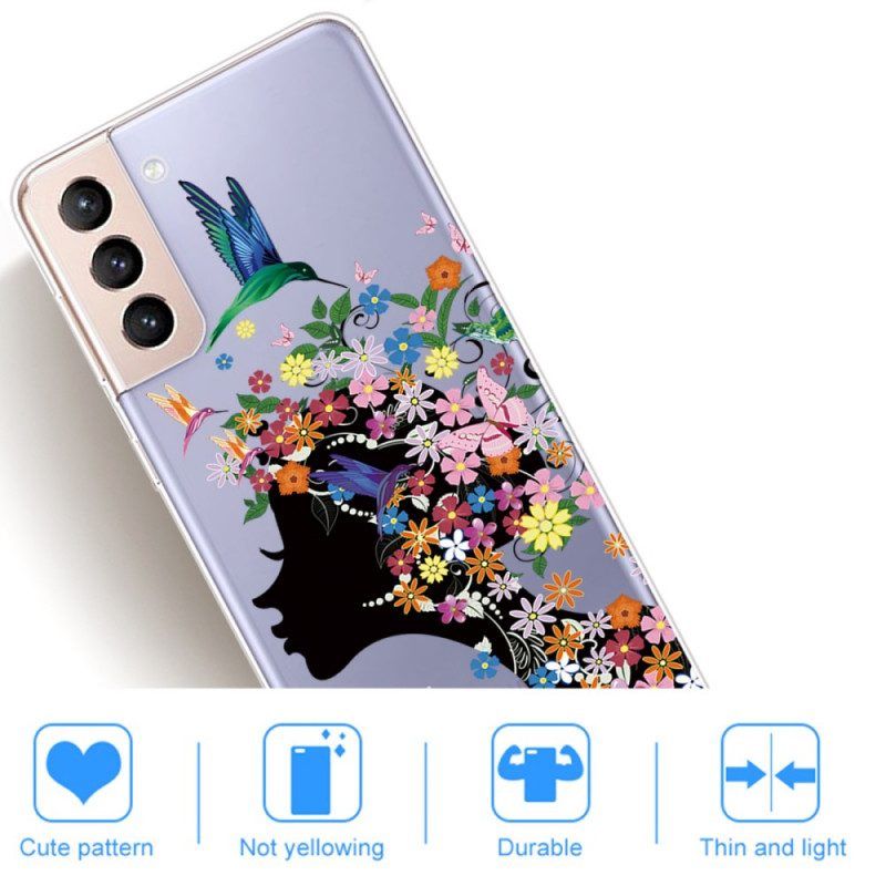 Hoesje voor Samsung Galaxy S22 5G Mooi Bloemhoofd