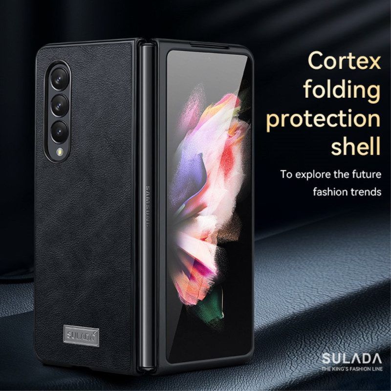 Hoesje voor Samsung Galaxy Z Fold 4 Sulada Textuur Coid