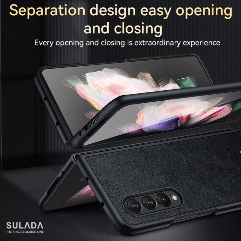 Hoesje voor Samsung Galaxy Z Fold 4 Sulada Textuur Coid