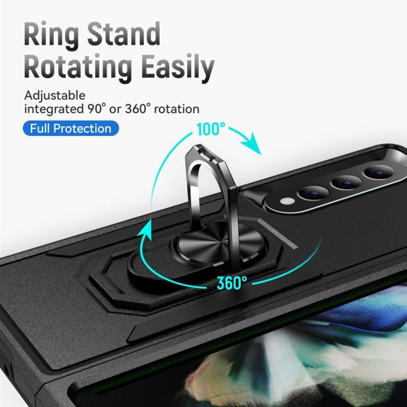 Hoesje voor Samsung Galaxy Z Fold 4 Verdediger Ring