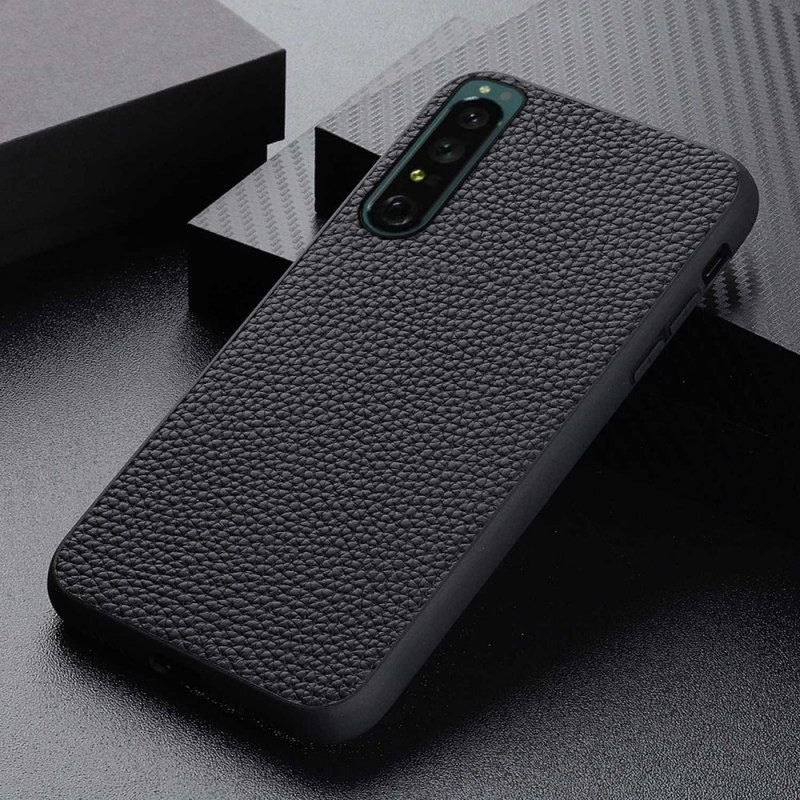 Hoesje voor Sony Xperia 1 IV Hybride Echt Leer